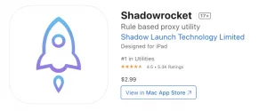 小火箭账号共享：ShadowRocket苹果下载ID分享！